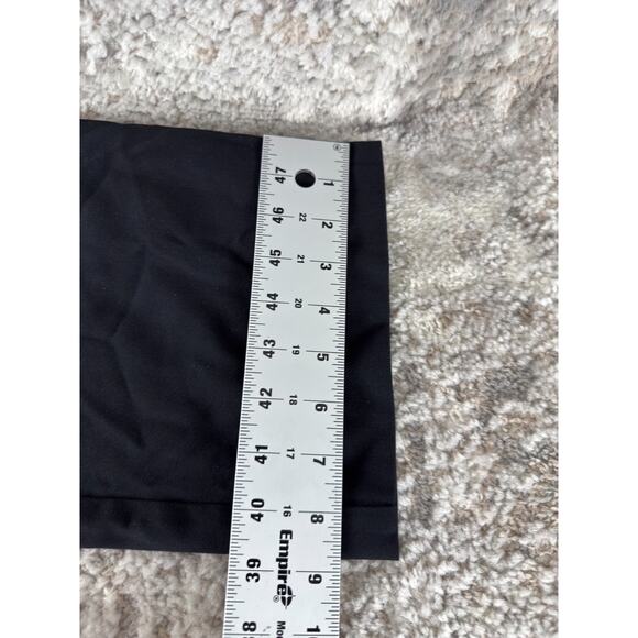 Maurices Size 9/10 Minimalist Casual Flat Front Pants Black Button Zip - Picture 6 of 11